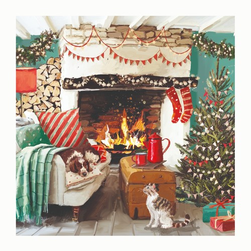 Christmas cards cats - cards,