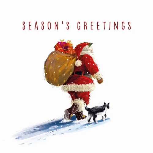 Christmas cards cats - christmas,