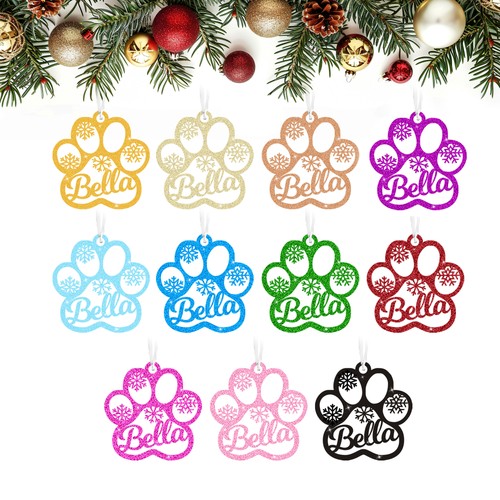 Personalised dog cat paw - dog,