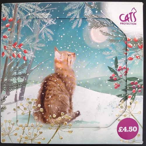 Christmas cards cats - cards,