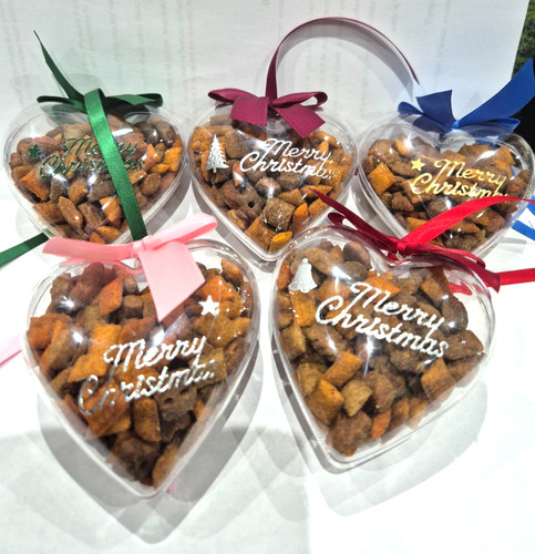 Christmas filled heart shaped - filled,