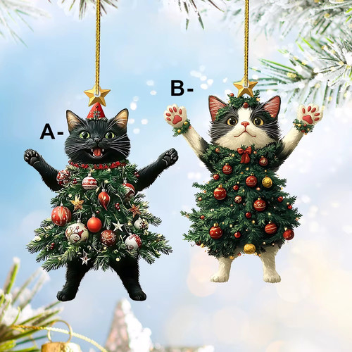 Cute cat hanging ornaments - hanging,