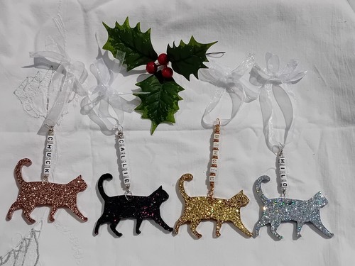 Personalised glitter hanging - personalised,