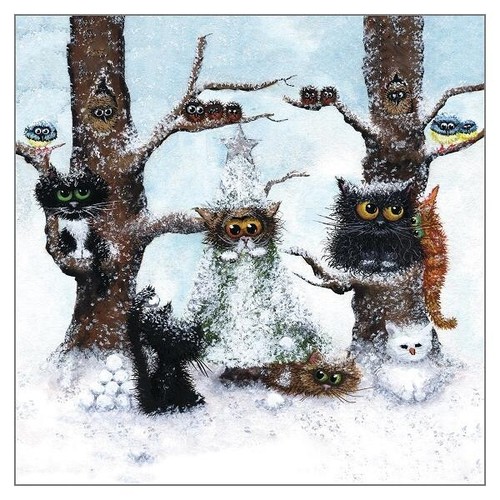 Cat themed christmas - christmas,