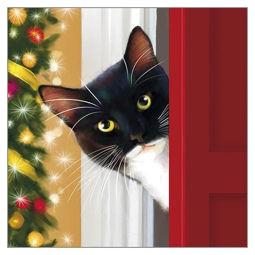 Cat themed christmas - christmas,