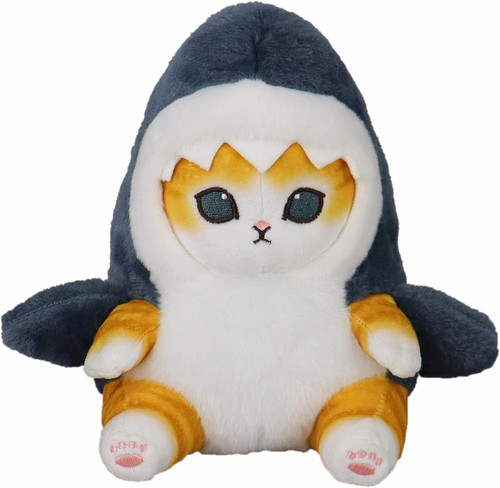 Adorable inch blue shark - blue, cat