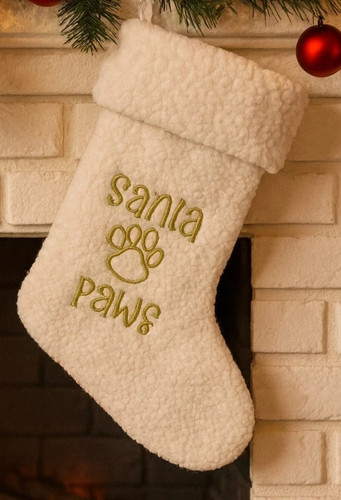 Christmas pet stocking - christmas, santa