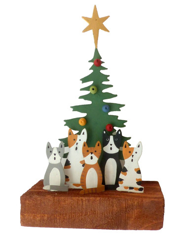 Cats singing carols - carols, shoeless