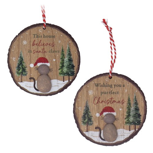 Christmas cat baubles cute - christmas,