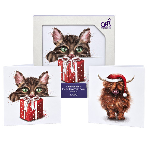 Christmas cards cats - cards,