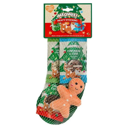 Meowee cat treat stocking for - treat,