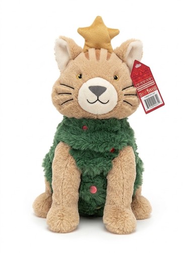 Christmas cat plush - cat, teddy