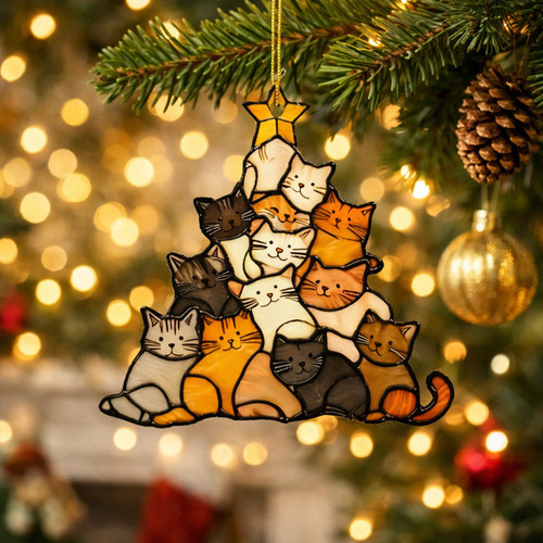 Acrylic christmas hanging - 2d,